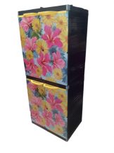 Almari plastik 4 pintu 4 sap